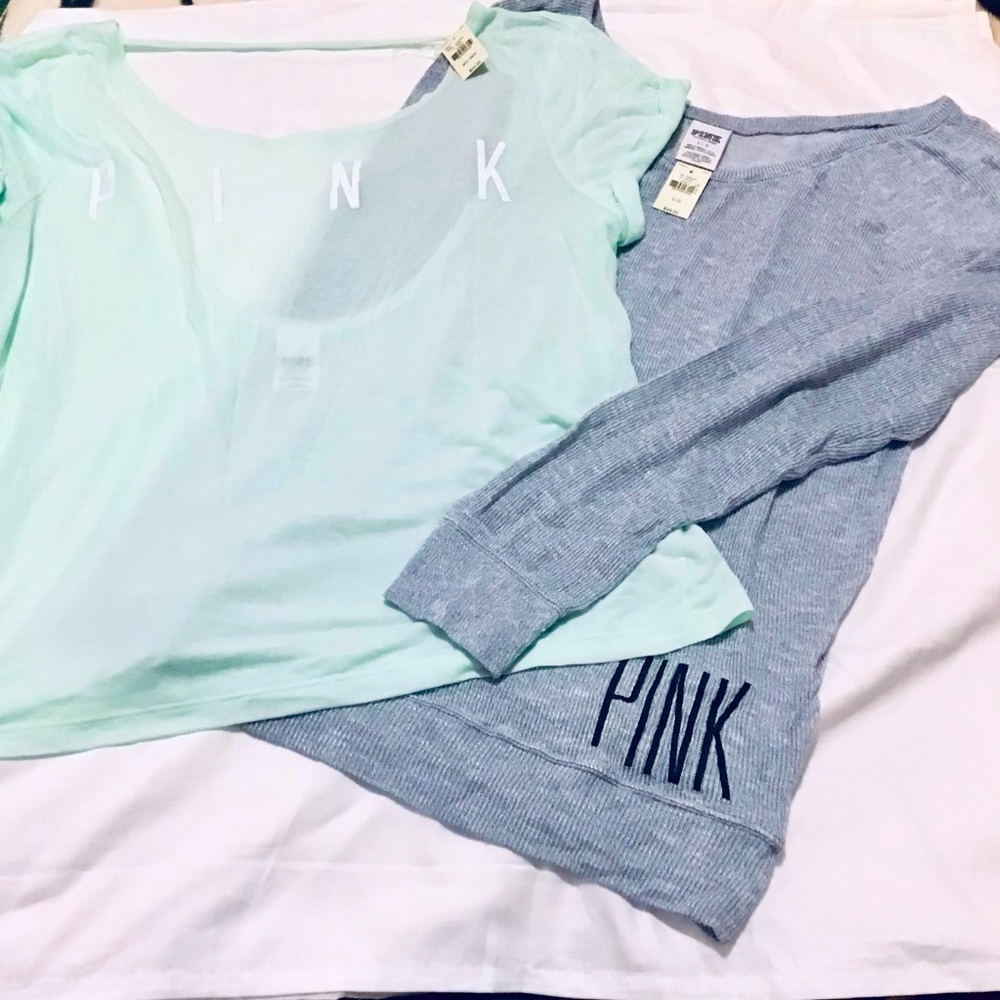 Pink OFF The Shoulder Shirt Bundle💫